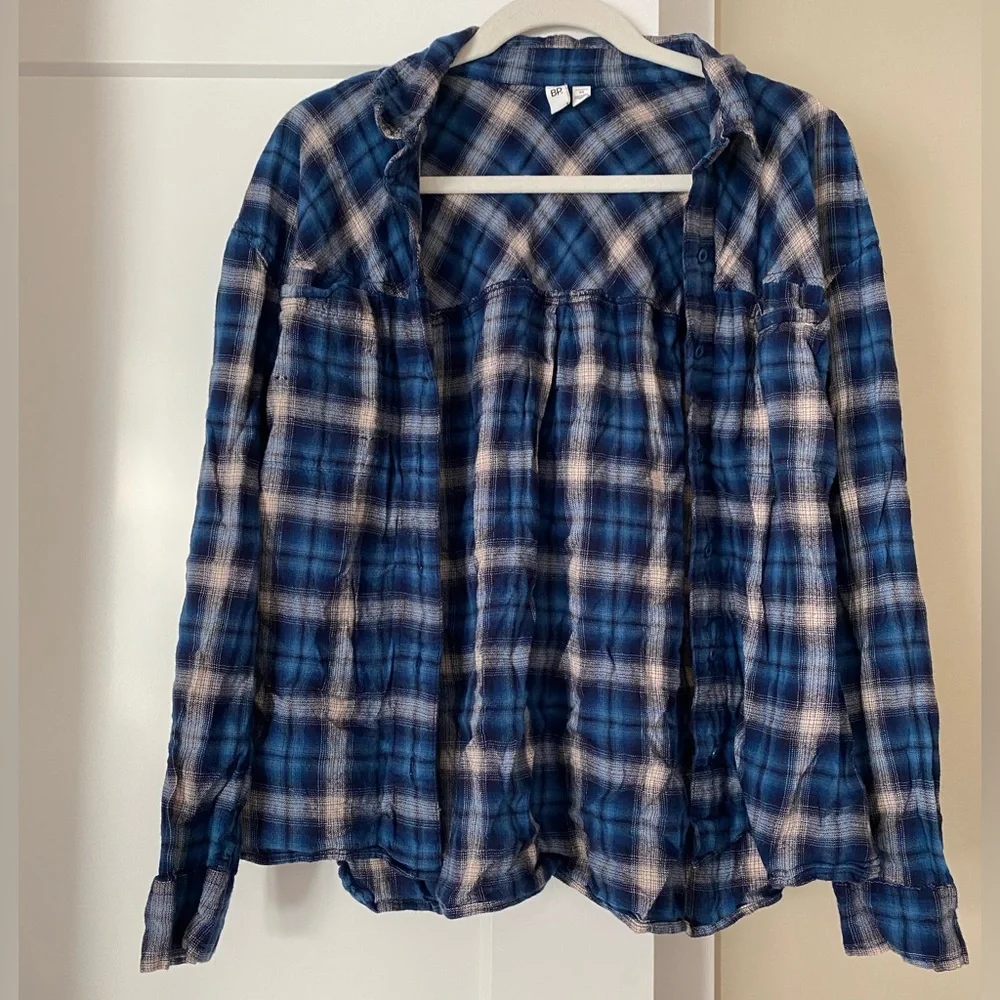 BP | Plaid Flannel | M - Picture 3 of 7